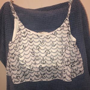 Anchor Cropped top